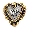 304 Stainless Steel with Enamel Pendants SA-OY003-44G-02-1