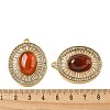 Natural Carnelian(Dyed & Heated) Oval Pendants STAS-L080-010G-01-3