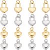 SUPERFINDINGS 16Pcs 4 Style Rack Plating Real 18K Gold Plated Brass Pendants KK-FH0003-96-1