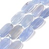 Natural Blue Lace Agate Beads Strands G-H006-A01-01-1