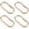 6Pcs Alloy Spring Gate Rings FIND-SP0001-24KCG-7