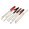 5Pcs 5 Colors Imitation Leather Bag Straps FIND-WR0009-93-1