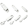 3Pcs 3 Styles Stainless Steel Bayonet Clasps STAS-CJ0003-61-1