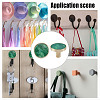 4 Bags Round Zinc Alloy Acrylic Drawer Pull Handles FIND-DR0001-85A-5