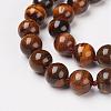 Natural Tiger Eye Beads Necklaces NJEW-F138-8mm-02-2