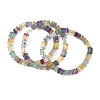 Natural Fluorite Beaded Bracelets G-H332-12-4