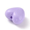 Opaque Acrylic Beads SACR-WH0005-06A-2