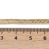 Brass Flat Snake Chain Necklace NJEW-R260-01G-4