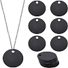 20Pcs Aluminum Blank Metal Tag FIND-BC0001-87-1