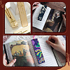 DIY Wood Bookmarks Making Kits WOOD-SP0001-21D-5