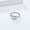 Heart 304 Stainless Steel Finger Rings for Women FS-WGDCCF4-14-1