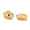 Plastic Eyes Stud Earrings EJEW-Z029-01B-2