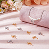 10Pcs 2 Colors Brass Pendants KK-HS0001-86-5