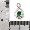 925 Sterling Silver Pave Cubic Zirconia Pendants STER-V001-03P-05-3