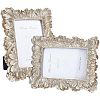 4x6 Inch Embossed Resin Photo Frames AJEW-WH0258-489-1