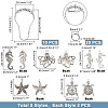 10Pcs Iron Shower Curtain Rings DIY-GA0003-84-2