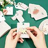  200 Pcs 2 Styles Paper Hair Clip & Brooch Display Card Sets CDIS-NB0001-20-3