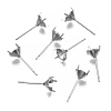 316 Surgical Stainless Steel Stud Earring Setting STAS-S117-023C-1