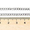 Non-Tarnish 304 Stainless Steel Curb Chain Necklace Making X-STAS-A028-N108P-2