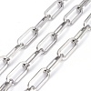 304 Stainless Steel Paperclip Chains CHS-F011-01B-P-2