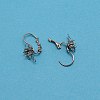 304 Stainless Steel Leverback Earring Cabochon Setting Findings LS-STAS-WH0027-15C-1