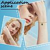 8Pcs Brass Micro Pave Cubic Zirconia Pendants FIND-BBC0004-28D-03-6