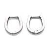 Tarnish Resistant 304 Stainless Steel Huggie Hoop Earrings STAS-J033-14A-P-2