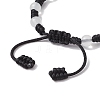 2Pcs Adjustable Nylon Cord Braided Bead Bracelets for Women Men BJEW-JB11430-5