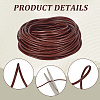 10M Round Cowhide Leather Cord WL-CL0001-32C-03-6