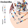 5Pcs Natural Magnesite & Amethyst & Green Aventurine & Red Aventurine & Red Jasper & Lapis Lazuli & Citrine Pendants Decorations HJEW-YW00074-01-3