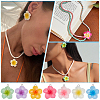 49Pcs 7 Colors Opaque Resin Pendants CRES-PH0001-30-5
