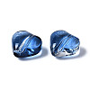 Transparent Spray Painted Glass Beads LS-X-GGLA-S054-012A-03-2