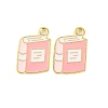 Golden Plated Alloy Enamel Pendants LS-ENAM-Z017-12G-03-1