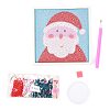 DIY Christmas Theme Diamond Painting Kits For Kids DIY-F073-09-2