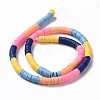 Handmade Polymer Clay Bead Strands CLAY-C003-02G-3