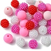 DIY Round Silicone & Acrylic & Berry Beads Making Findings Kits DIY-FS0006-26D-3