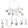 Sewing Theme Alloy Multifunction Pendant Decorations HJEW-CJ00004-1