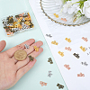 100Pcs 4 Colors Alloy Pendants FIND-SP0002-36-3