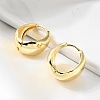 Brass Hoop Earrings EJEW-S249-05G-3