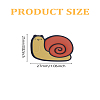 1Pc Snail Enamel Pins JEWB-LP0004-73-2