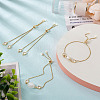 Rack Plating Adjustable Brass Slider Bracelets YS-TAC0001-13G-6