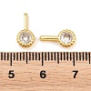 Brass Pave Cubic Zirconia Charms KK-K340-45G-02-3