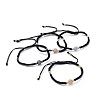 Adjustable Nylon Thread Braided Bead Bracelets BJEW-JB04666-1