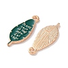 Alloy Enamel Pendants ENAM-O001-04A-G-2