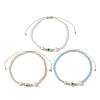 Glass Beaded Bracelets BJEW-JB10218-03-4