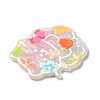 Printed Opaque Acrylic Pendants SACR-G031-01A-3