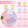 8Bags 8 Colors Transparent Czech Glass Beads GLAA-TA0002-48-4
