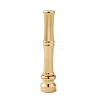 Golden Tone Brass Wax Seal Stamp Head with Bamboo Stick Shaped Handle STAM-K001-05G-Q-3