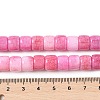 Dyed Glass Beads Strands GLAA-H037-01F-4