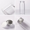 40Pcs 4 Styles Round Glass Storage Containers sgGLAA-SZ0001-22-4